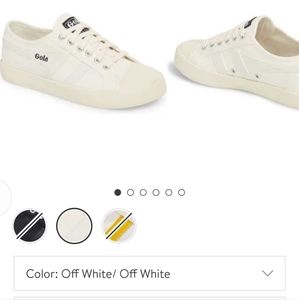 Madewell White/Off White Gola Coster Sneakers sz 9 (fits like 9.5)